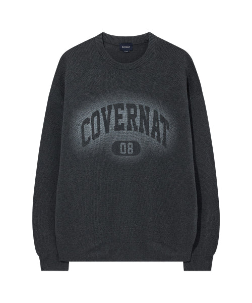 SPRAY ARCH LOGO CREWNECK KNIT