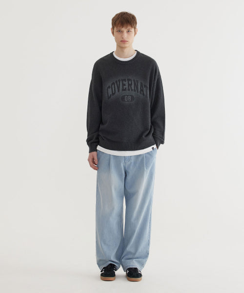 SPRAY ARCH LOGO CREWNECK KNIT