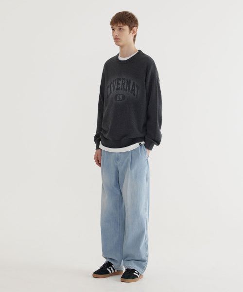 SPRAY ARCH LOGO CREWNECK KNIT