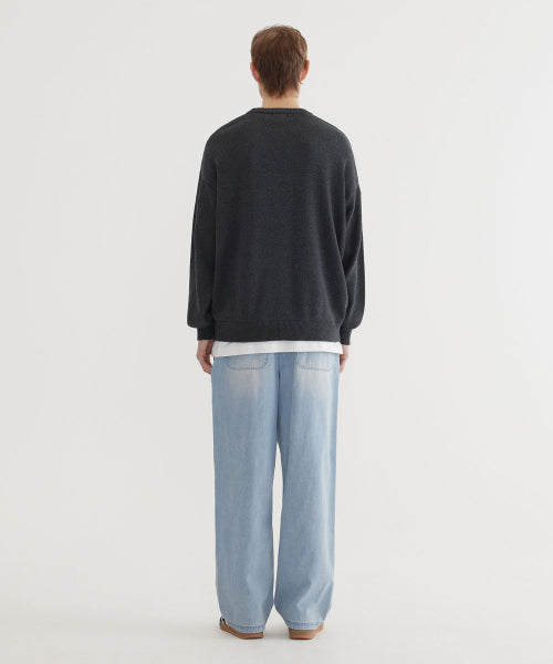 SPRAY ARCH LOGO CREWNECK KNIT