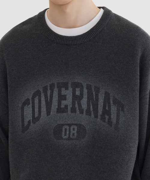 SPRAY ARCH LOGO CREWNECK KNIT