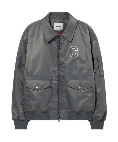C LOGO COLLAR MA-1 JACKET