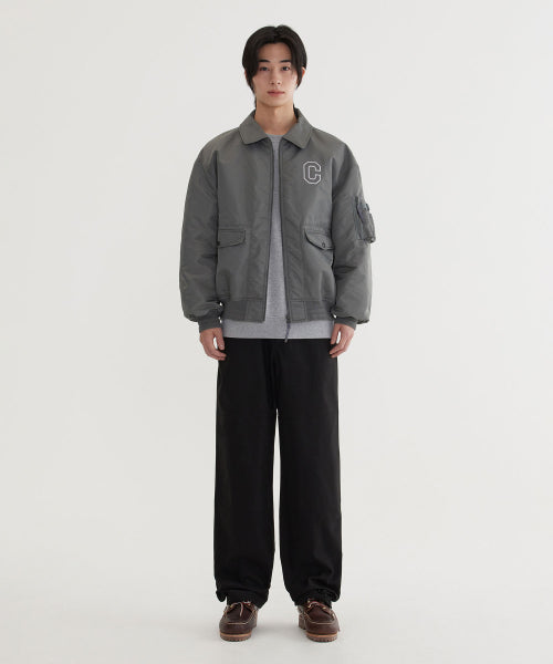 C LOGO COLLAR MA-1 JACKET