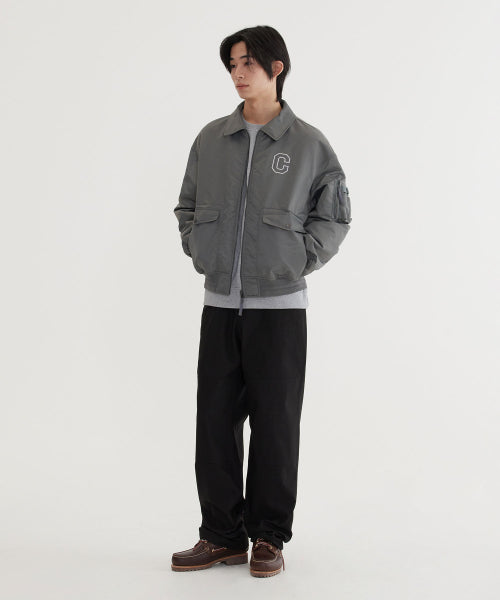 C LOGO COLLAR MA-1 JACKET