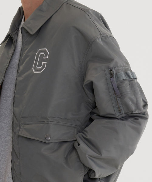 C LOGO COLLAR MA-1 JACKET