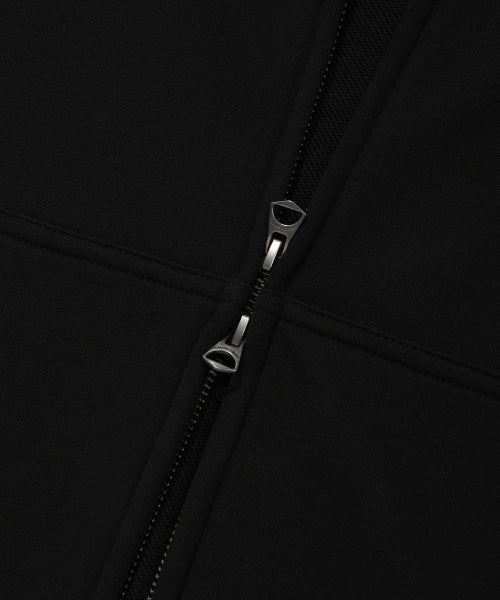 Graphic Kiki Wappen Hood Zip-Up Black