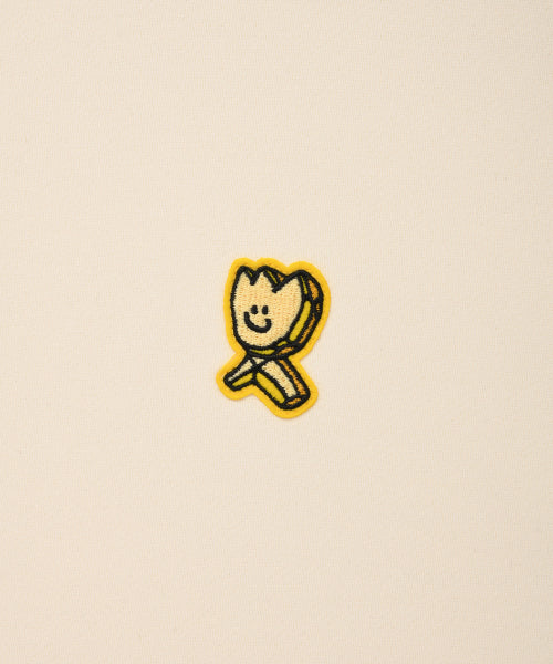 그래픽 키키 와펜 후드집업 크림