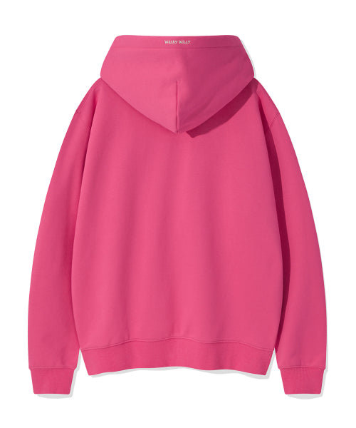 Graphic Kiki Wappen Hood Zip-Up Pink