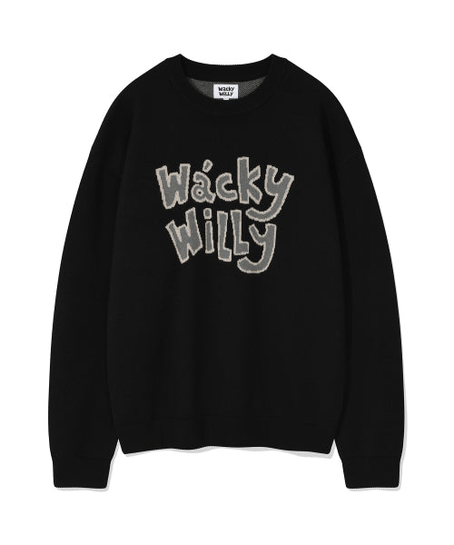 typo Jacquard Knitwear Black