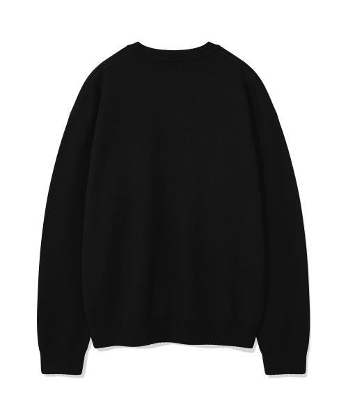 typo Jacquard Knitwear Black