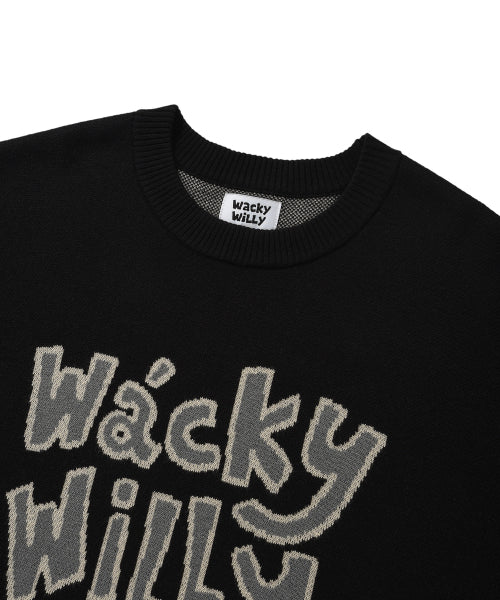 typo Jacquard Knitwear Black