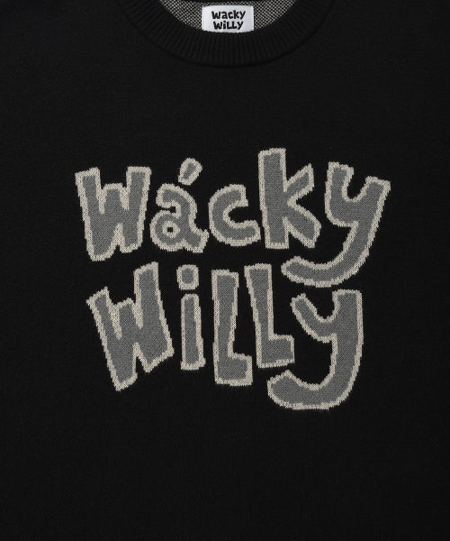 typo Jacquard Knitwear Black