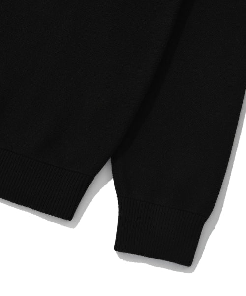 typo Jacquard Knitwear Black