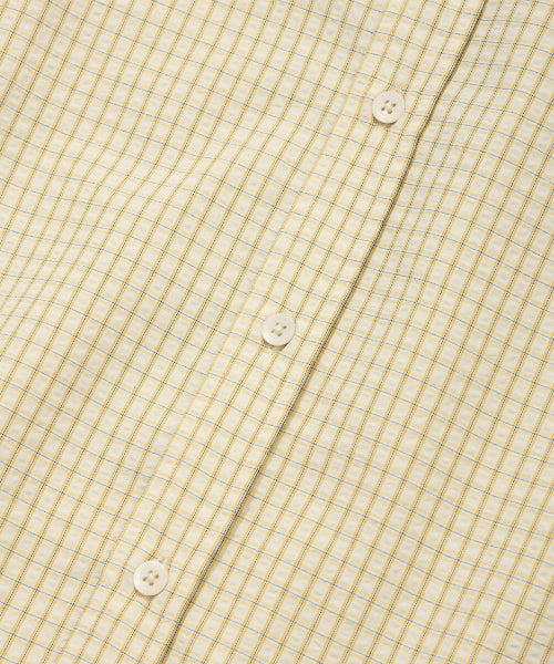 It's sour, oversized-fit checkered shirt yellow