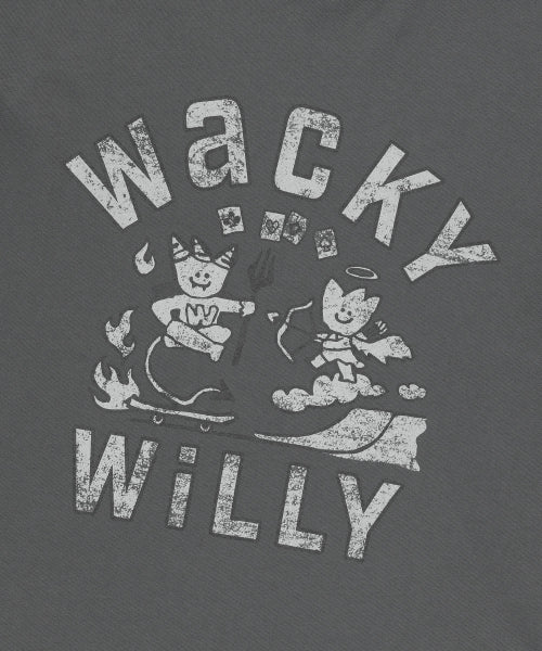 Graphic Layered Long Sleeve Charcoal
