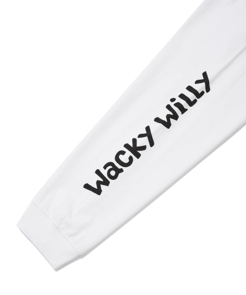 Kiki arm graphic long-sleeve white