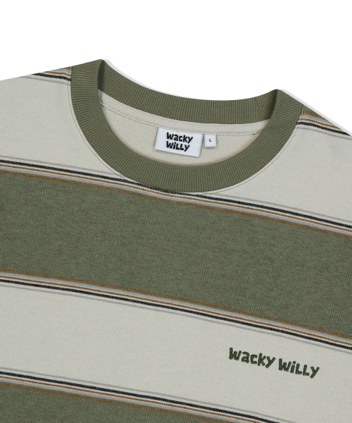 Big Stripe Sweatshirt Green