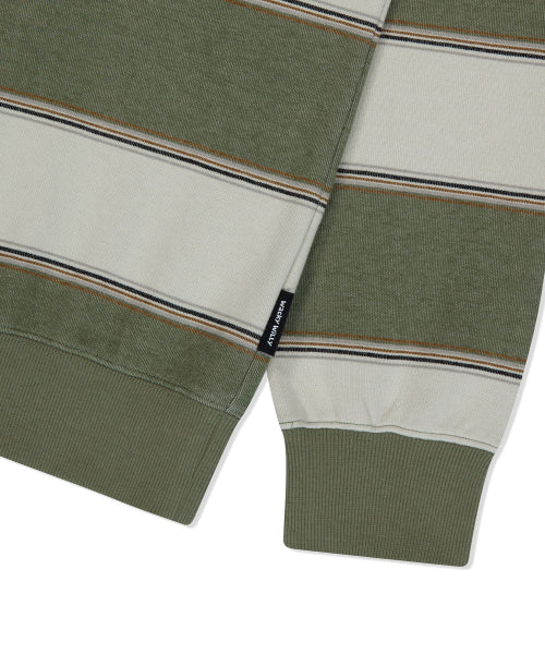 Big Stripe Sweatshirt Green