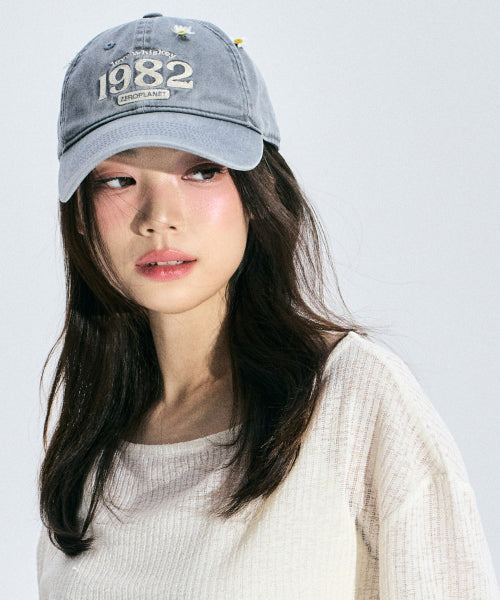 Whiskey Vintage Ball Cap [GREY]