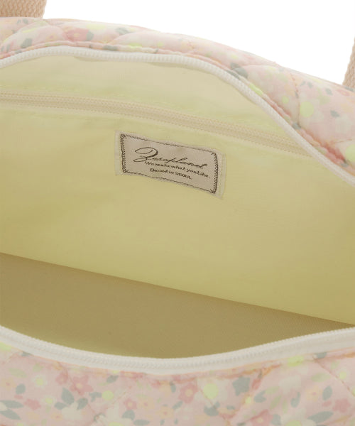 Graphic Fabric Square Bag [PINK]