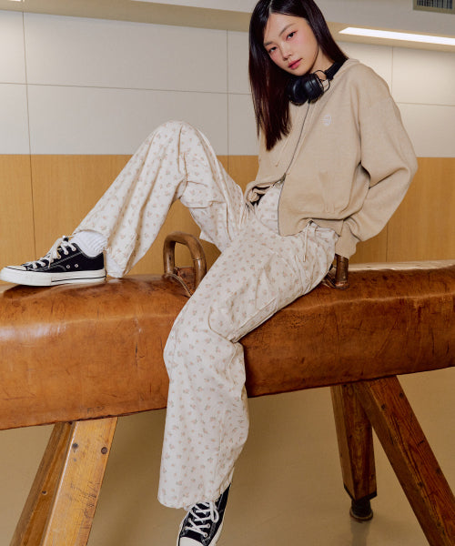 Carina Flower Cargo Pants [FLOWER]