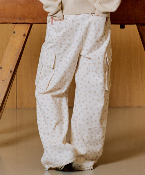 Carina Flower Cargo Pants [FLOWER]