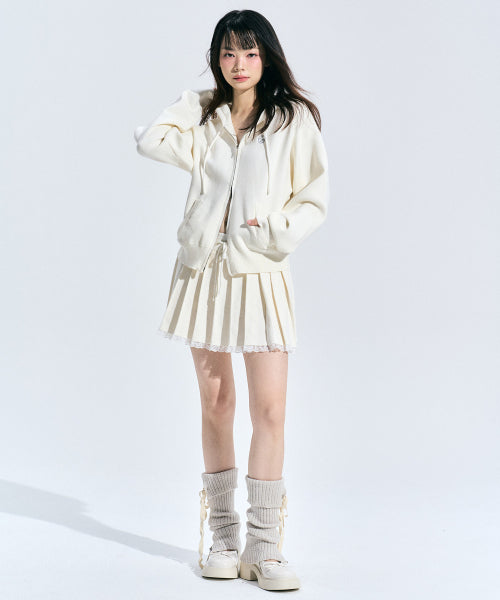 Eilie Knit Skirt Pants [IVORY]