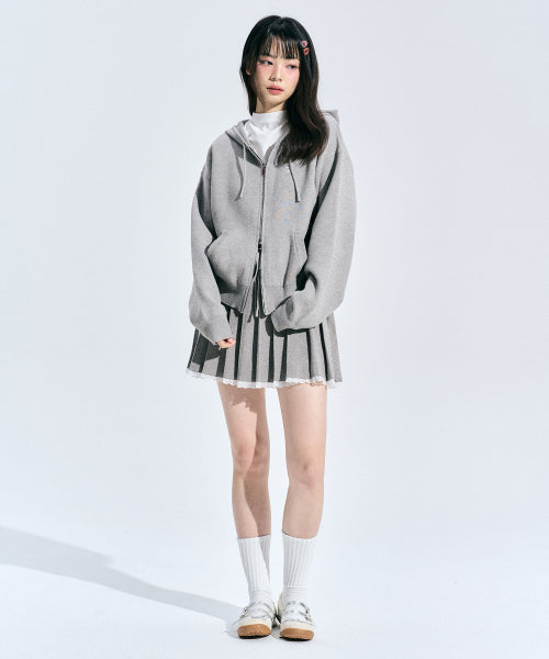 Eilie Knit Skirt Pants [GREY]