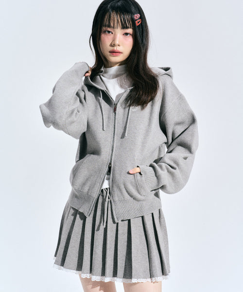Eilie Knit Skirt Pants [GREY]