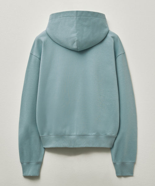 Rivet Applique Pocket Logo Hoodie Fog Blue