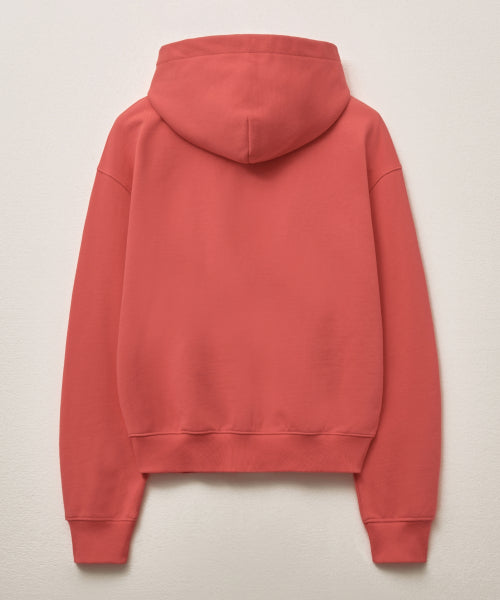 Rivet Applique Pocket Logo Hoodie Pink