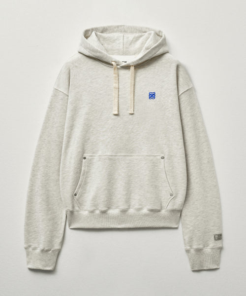 Classic Small Logo Rivet Hoodie Art Blue
