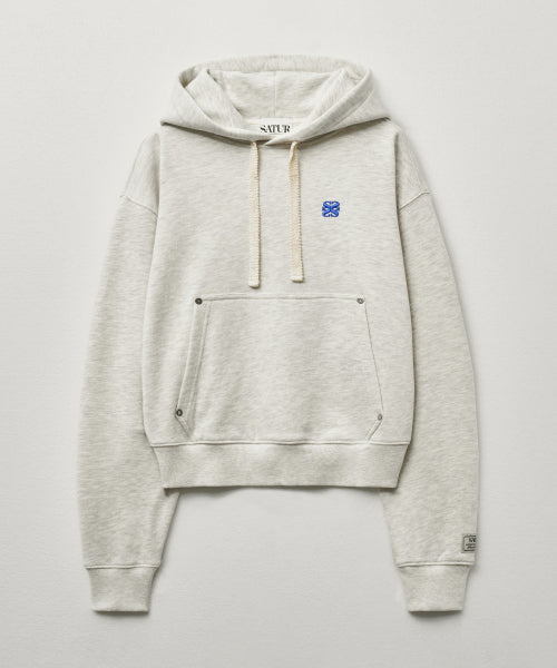 Classic Small Logo Rivet Hoodie Art Blue