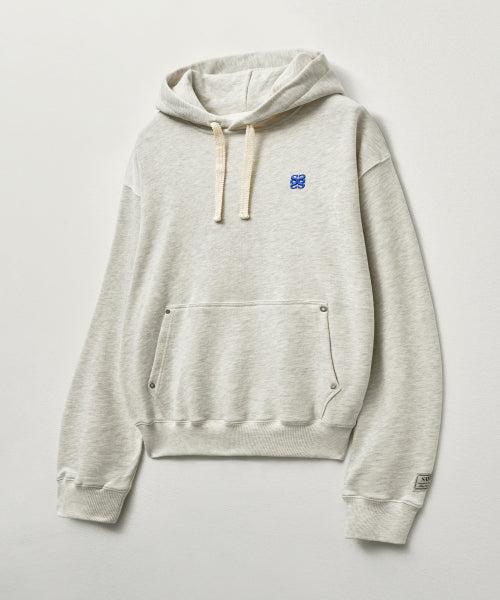 Classic Small Logo Rivet Hoodie Art Blue