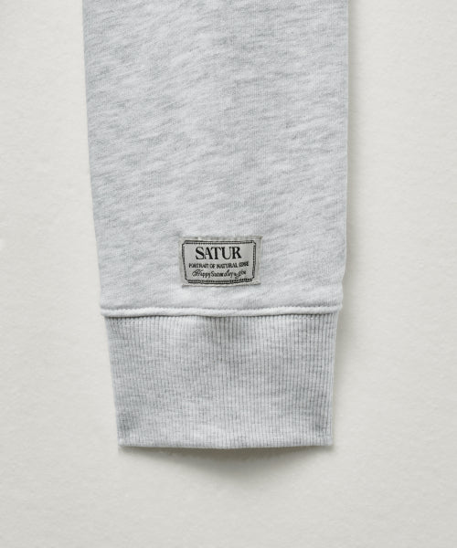 Classic Small Logo Rivet Hoodie Melange White