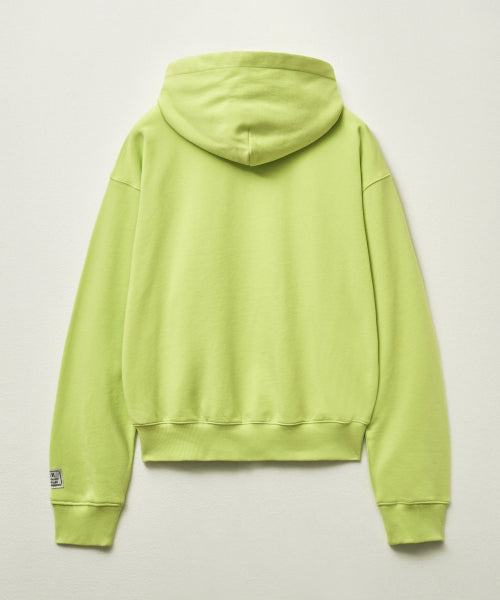 Classic Small Logo Rivet Hoodie Neon Yellow