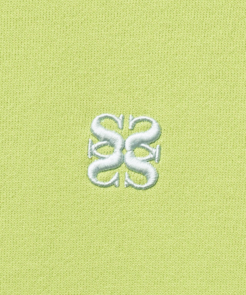Classic Small Logo Rivet Hoodie Neon Yellow