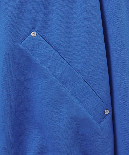Lugo Applique Rivet Hoodie Blue