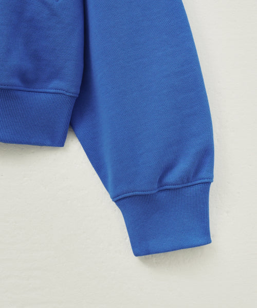 Lugo Applique Rivet Hoodie Blue