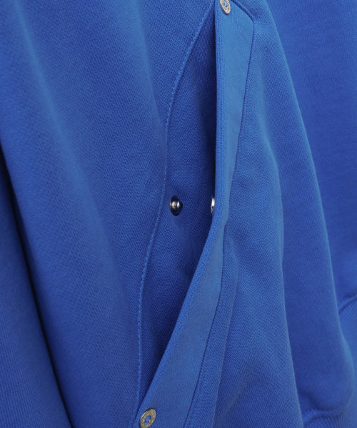 Lugo Applique Rivet Hoodie Blue