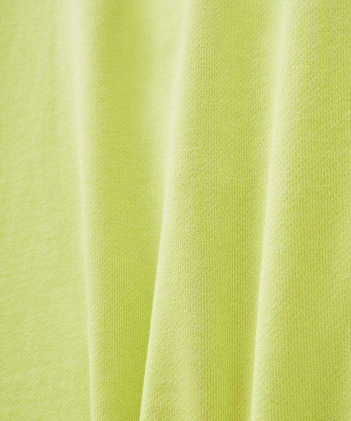 Lugo Applique Rivet Hoodie Neon Yellow
