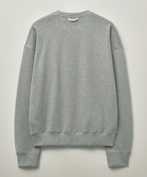 Loren Classic Logo Basic Sweatshirt Melange Gray