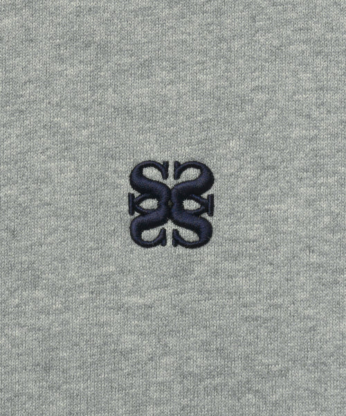 Loren Classic Logo Basic Sweatshirt Melange Gray