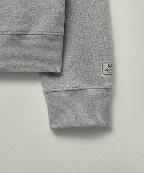 Loren Classic Logo Basic Sweatshirt Melange Gray