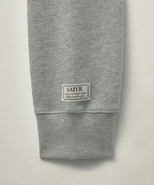 Loren Classic Logo Basic Sweatshirt Melange Gray