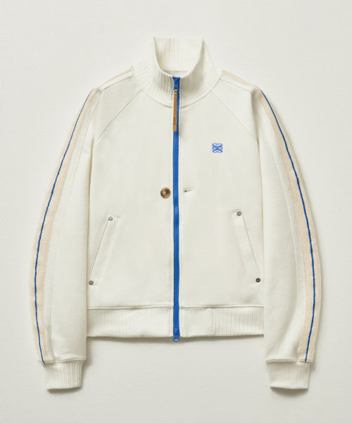 Lawton All Day Track Zip-up Jacket White