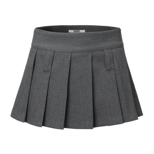 Pleats Skirt (gray)