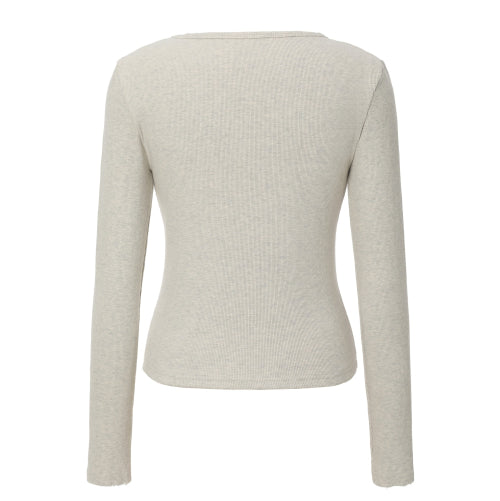 Damage Stud T-shirt (beige)
