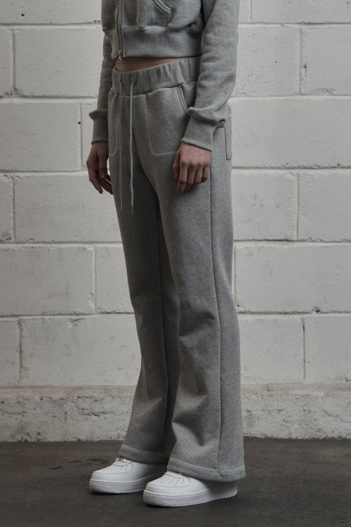 Stitch Bootcut Sweat Pants Melange