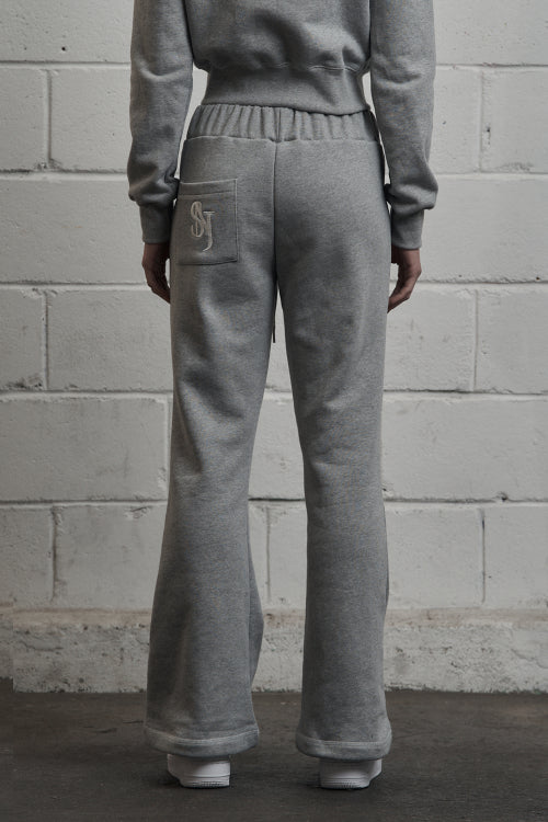 Stitch Bootcut Sweat Pants Melange